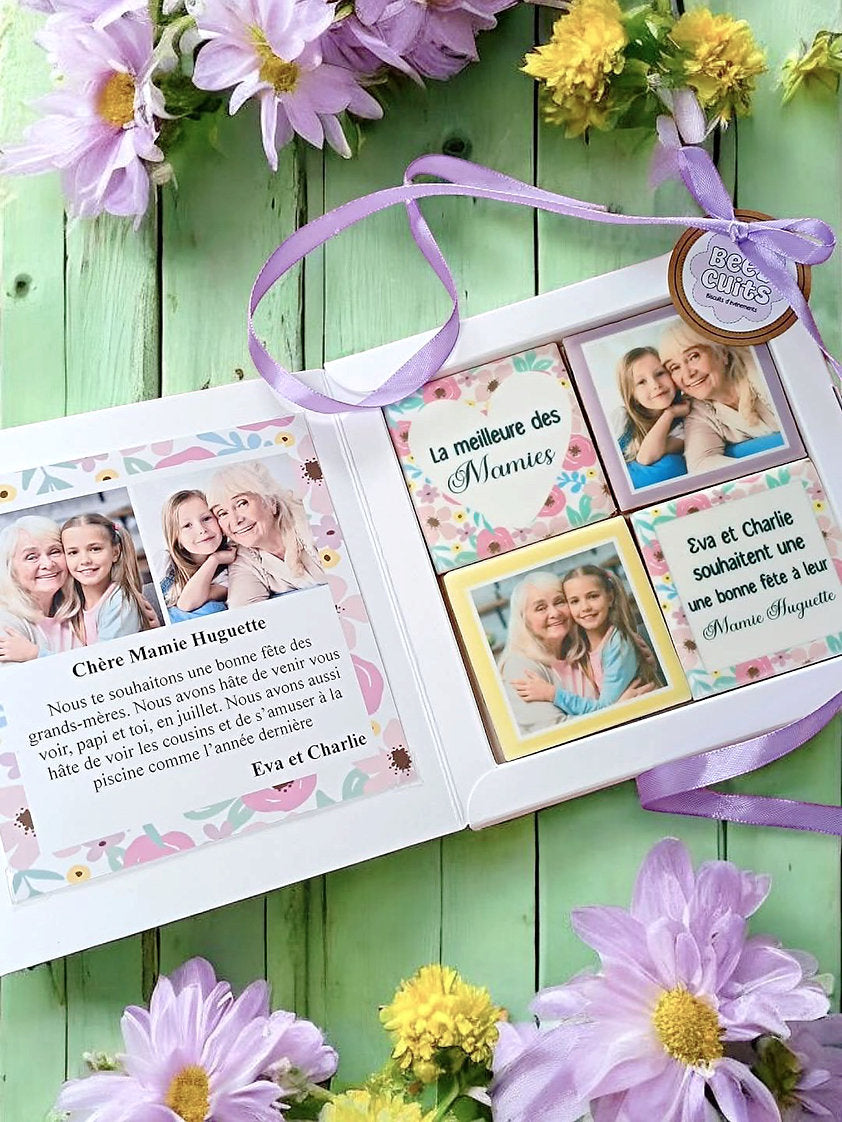 Le coffret message/photo - Beez'cuits