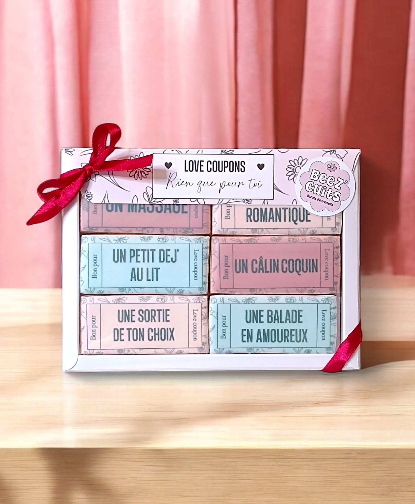 Coffret "Love coupons" - Beez'cuits