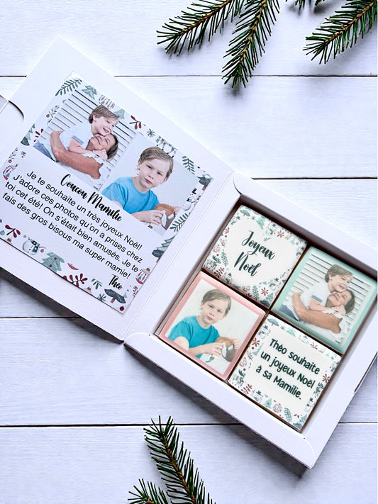 Le coffret messages/photos