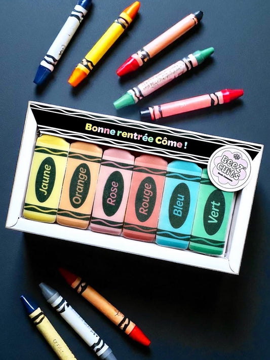 La pochette de 6 crayons de couleurs