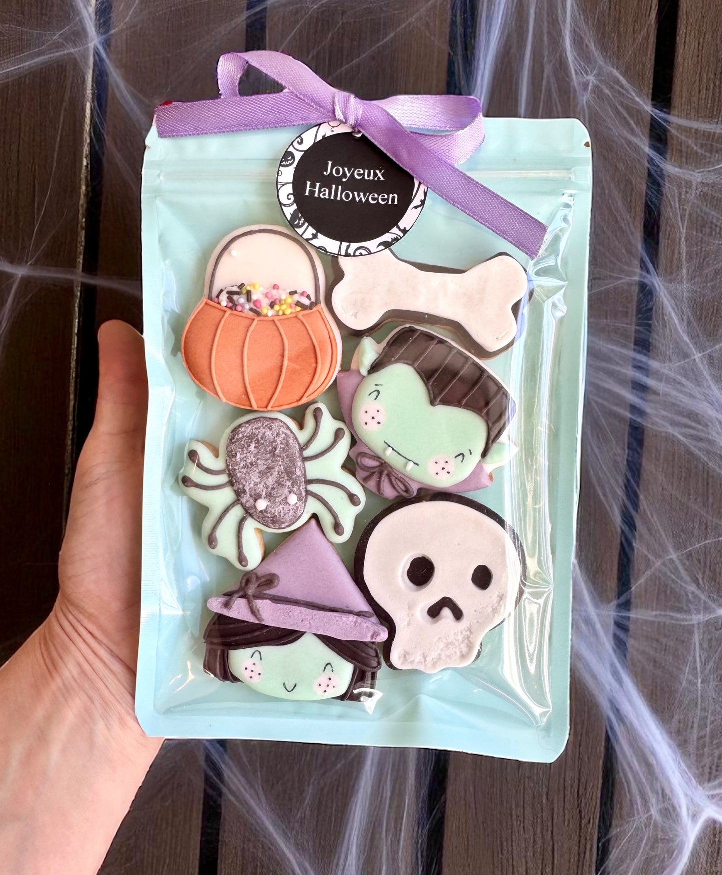 La pochette de 6 minis d'Halloween