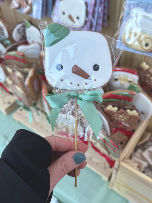 La sucette Bonhomme de neige