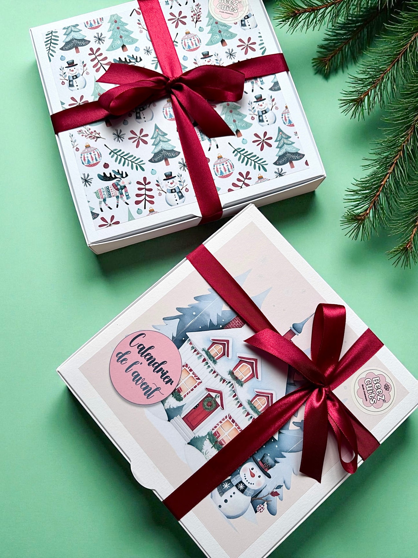 Le calendrier de l'avent "esprit Vintage"