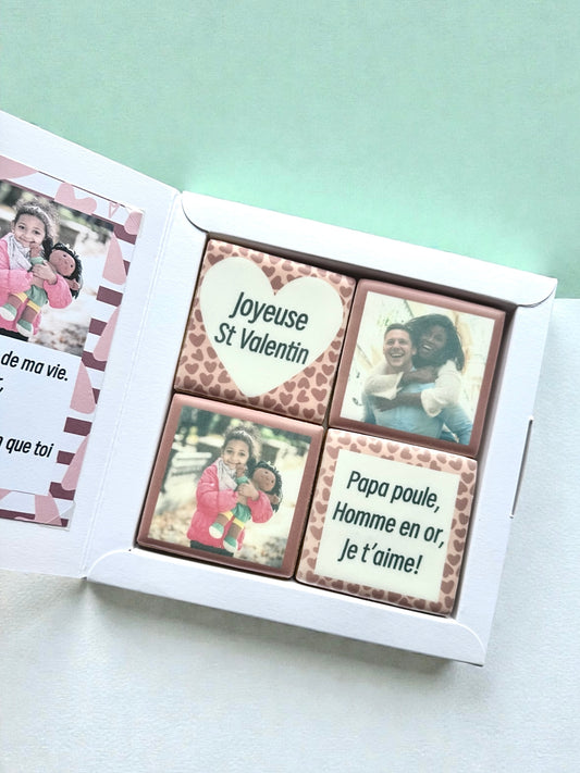 Le coffret message/photo